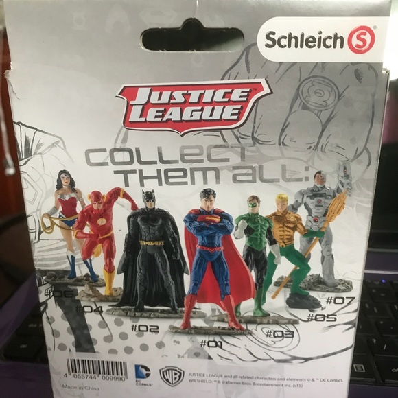 Schleich Justice League - Action Figure Aquaman, 22517, Dipinta A Mano